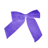 JKM Pre-Tied Bows with Wire Twist - Organza Ribbon