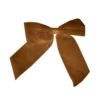 JKM Pre-Tied Bows with Wire Twist - Organza Ribbon