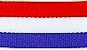 JKM Special Tri-Colored Striped Ribbon