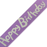 JKM Happy Birthday Print on Satin
