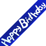 JKM Happy Birthday Print on Satin