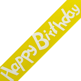 JKM Happy Birthday Print on Satin