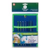 Wrights The Crochet Dude Aluminum Hook Set - Sizes D-K - Sizes D - K