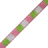 JKM Checkered Ribbon - 5/8" Width