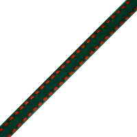 JKM Double Dashes on Grosgrain - 3/8" Width