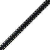 JKM Double Dashes on Grosgrain - 3/8" Width