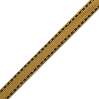 JKM Double Dashes on Grosgrain - 3/8" Width