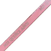 JKM Special Ocassion Messages on Metallic Edge Satin
