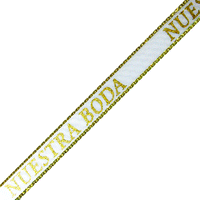 JKM Special Ocassion Messages on Metallic Edge Satin