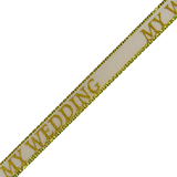 JKM Special Ocassion Messages on Metallic Edge Satin