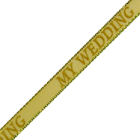 JKM Special Ocassion Messages on Metallic Edge Satin