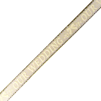 JKM Special Ocassion Messages on Metallic Edge Satin
