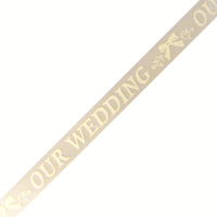 JKM Special Ocassion Messages on Metallic Edge Satin