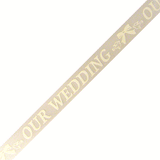 JKM Special Ocassion Messages on Metallic Edge Satin
