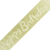 JKM Happy Birthday Print on Satin