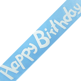 JKM Happy Birthday Print on Satin