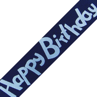 JKM Happy Birthday Print on Satin