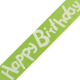 JKM Happy Birthday Print on Satin