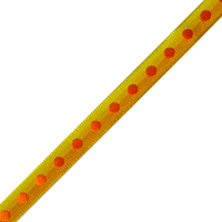 JKM Single Dots on Satin - 3/8" Width