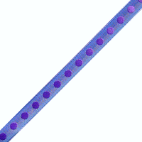 JKM Single Dots on Satin - 3/8" Width