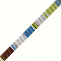 JKM Vertical Stripes Grosgrain - 3/8" Width