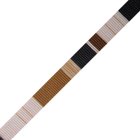 JKM Vertical Stripes Grosgrain - 3/8" Width