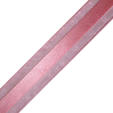JKM Sheer with Middle Satin Stripe