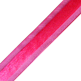 JKM Sheer with Middle Satin Stripe