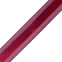 JKM Sheer with Middle Satin Stripe