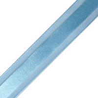 JKM Sheer with Middle Satin Stripe