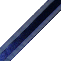 JKM Sheer with Middle Satin Stripe