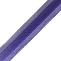 JKM Sheer with Middle Satin Stripe
