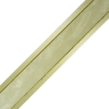 JKM Sheer Satin Edge with Gold or Silver Accent Lines