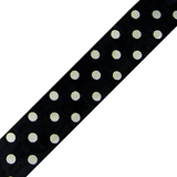 JKM Printed Dots on Sheer - 1 1/2" Width