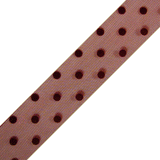 JKM Fuzzy Dots on Sheer with Wire Edge - 2" Width