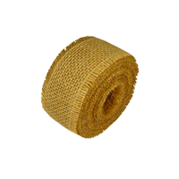 JKM Jute Ribbon with Fringe Like Edge