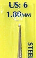 Wrights Boye Steel Crochet Hooks - 5" Width