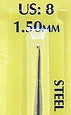 Wrights Boye Steel Crochet Hooks - 5" Width