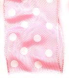 Morex Polka Dot Ribbon with Wire Edge - 1 1/2" Width
