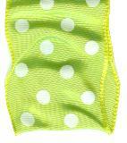 Morex Polka Dot Ribbon with Wire Edge - 1 1/2" Width