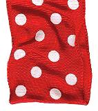 Morex Polka Dot Ribbon with Wire Edge - 1 1/2" Width