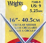 Wrights Boye Aluminum Circular Knitting Needles - 16" Width