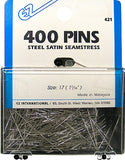 Wrights Steel Seamstress Pins - 1 1/16" Width