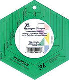 Wrights Colored Hexagon Template