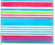 JKM Stripe Bright Ribbon with Wire Edge