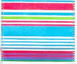 JKM Stripe Bright Ribbon with Wire Edge