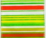 JKM Stripe Bright Ribbon with Wire Edge