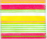 JKM Stripe Bright Ribbon with Wire Edge
