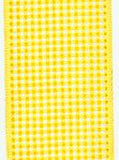 JKM Check Tight Ribbon with Wire Edge - 1 1/2" Width