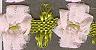 JKM Poly Flower Garland Trim - 1/2" Width